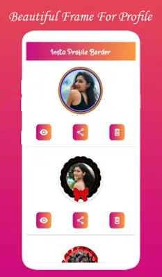 Insta Profile Border android App screenshot 1